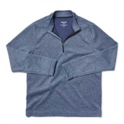 Rhone Apparel Men's Commuter 1/4 Zip - Navy Blazer/Quietude