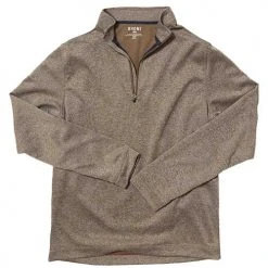 Rhone Apparel Men's Commuter 1/4 Zip - Glazed Ginger/White Marle