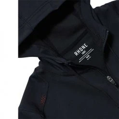Rhone Apparel Men's Spar Full Zip Hoodie - Black 5 Rhone Apparel Men's Spar Full Zip Hoodie - Black