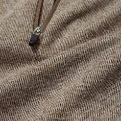 Rhone Apparel Men's Commuter 1/4 Zip - Glazed Ginger/White Marle