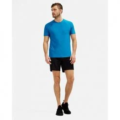 Rhone Apparel Men's Reign Short Sleeve Shirt - Blue Jewel Heather 8 Rhone Apparel Men's Reign Short Sleeve Shirt - Blue Jewel Heather