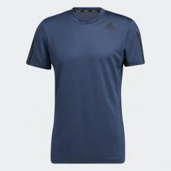 Adidas Men's Aero 3S Tee - Crew Navy Apparel