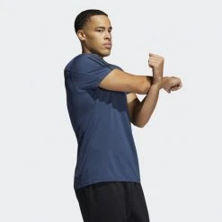 Adidas Men's Aero 3S Tee - Crew Navy Apparel