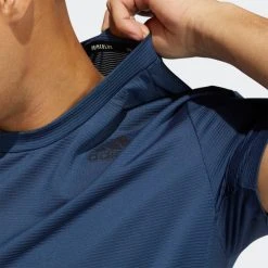 Adidas Men's Aero 3S Tee - Crew Navy Apparel