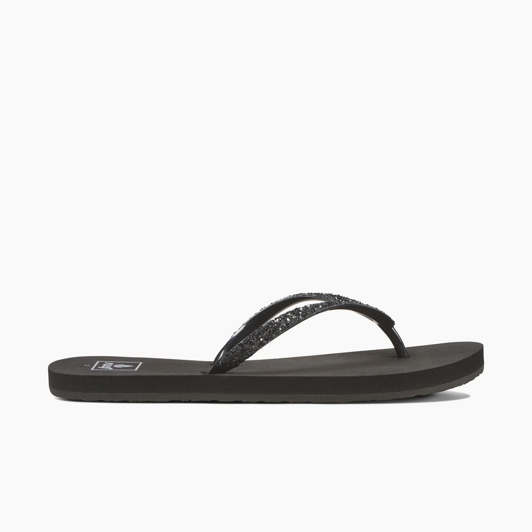 Reef Shoes Women's Stargazer Sandals - Black/Black- Regular (B) 1 Reef Shoes Women's Stargazer Sandals - Black/Black- Regular (B)