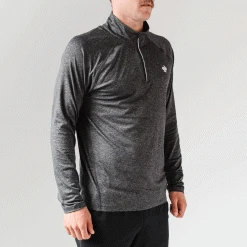 Rabbit Men's EZ Zip Top- Black Charcoal