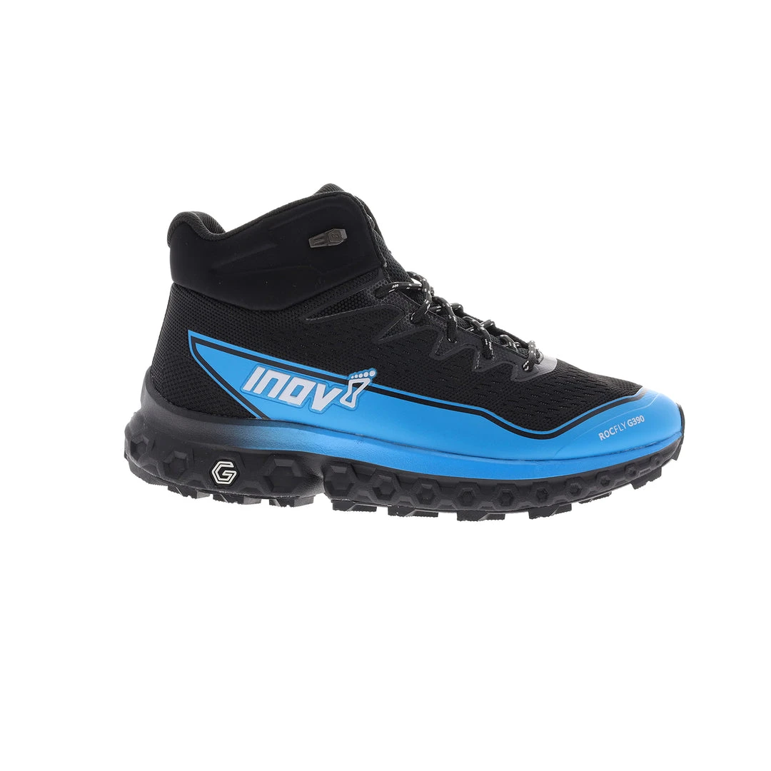 Inov-8 Men's RocFLY Hike 390 Trail Shoe - Black/Blue - Regular (D) Shoes 1 Inov-8 Men's RocFLY Hike 390 Trail Shoe - Black/Blue - Regular (D) Shoes