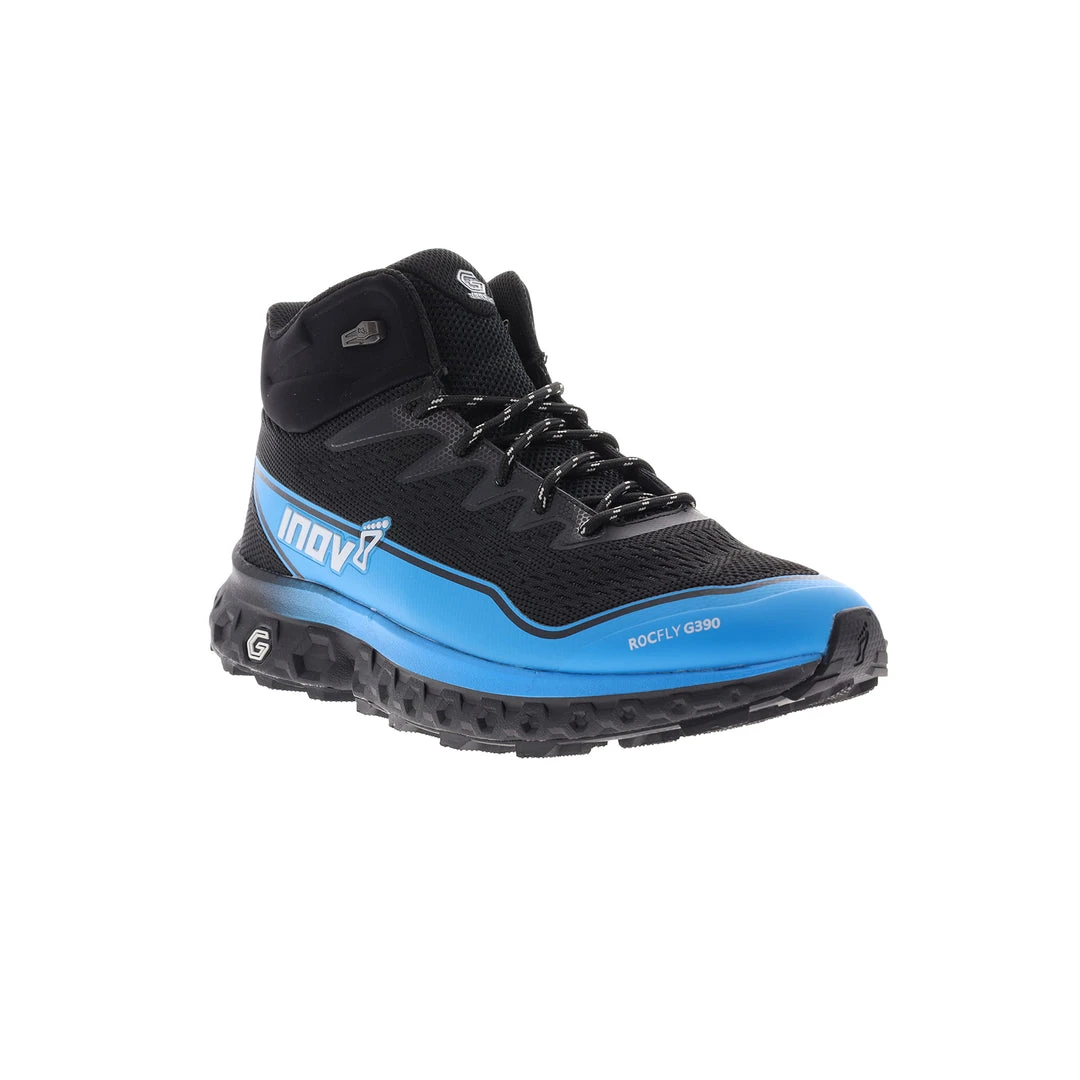 Inov-8 Men's RocFLY Hike 390 Trail Shoe - Black/Blue - Regular (D) Shoes 3 Inov-8 Men's RocFLY Hike 390 Trail Shoe - Black/Blue - Regular (D) Shoes
