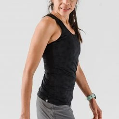 Rabbit Tops Women's Bunny Hop Support Tank Top - Black