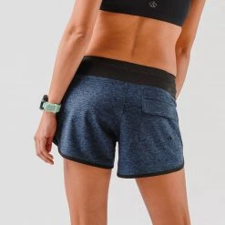 Rabbit Bottoms Women's EZ Short 4in - Eclipse Heather 7 Rabbit Bottoms Women's EZ Short 4in - Eclipse Heather