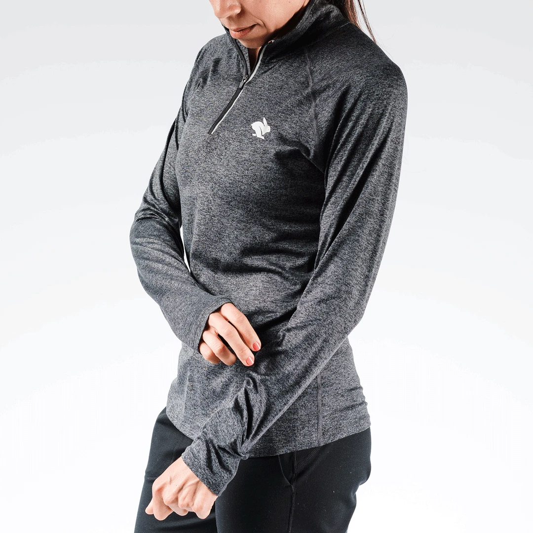 Rabbit Tops Women's EZ Zip - Black Charcoal 4 Rabbit Tops Women's EZ Zip - Black Charcoal