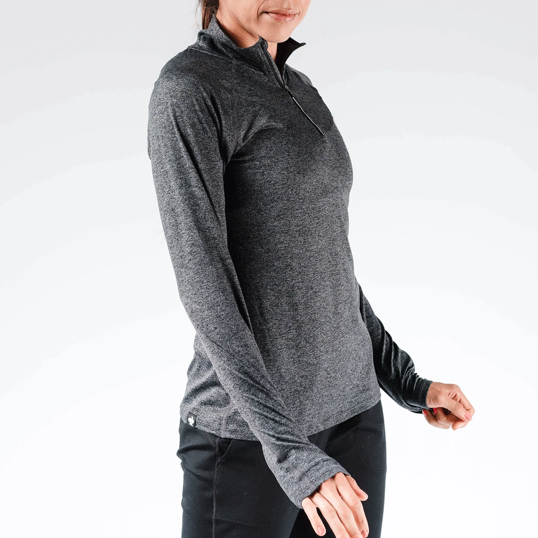 Rabbit Tops Women's EZ Zip - Black Charcoal 3 Rabbit Tops Women's EZ Zip - Black Charcoal