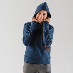 Rabbit Women's Sisterhood Crop Pullover - Dress Blues Tops 7 Rabbit Women's Sisterhood Crop Pullover - Dress Blues Tops