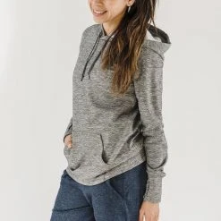 Rabbit Tops Women's Run & Chill Hoody - Charcoal