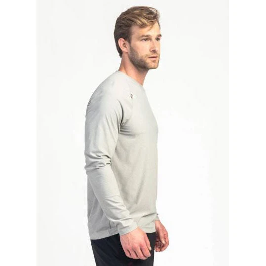 Rhone Apparel Men's Reign Long Sleeve Shirt - Light Grey Heather 2 Rhone Apparel Men's Reign Long Sleeve Shirt - Light Grey Heather