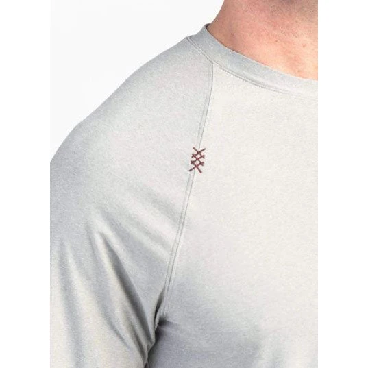Rhone Apparel Men's Reign Long Sleeve Shirt - Light Grey Heather 5 Rhone Apparel Men's Reign Long Sleeve Shirt - Light Grey Heather