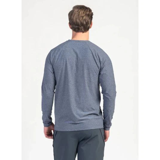Rhone Apparel Men's Reign Long Sleeve Top - Light Grey Heather 2 Rhone Apparel Men's Reign Long Sleeve Top - Light Grey Heather