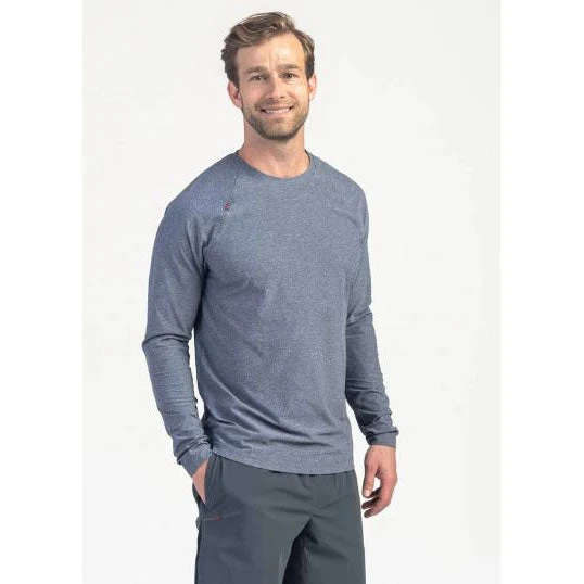 Rhone Apparel Men's Reign Long Sleeve Top - Light Grey Heather 1 Rhone Apparel Men's Reign Long Sleeve Top - Light Grey Heather