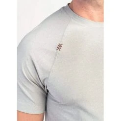 Rhone Apparel Men's Reign Short Sleeve Shirt - Light Gray Heather 8 Rhone Apparel Men's Reign Short Sleeve Shirt - Light Gray Heather