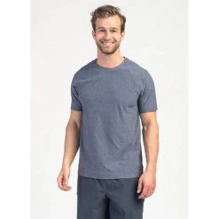 Rhone Apparel Men's Reign Short Sleeve Shirt - Midnight Heather