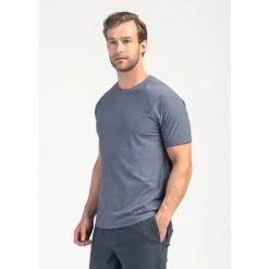 Rhone Apparel Men's Reign Short Sleeve Shirt - Midnight Heather