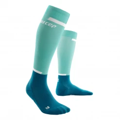 CEP Women's The Run Compression Socks 4.0 - Ocean/Petrol