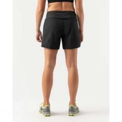 Rabbit Women's Run Always Relax Low Rise 6in Shorts - Black Bottoms 7 Rabbit Women's Run Always Relax Low Rise 6in Shorts - Black Bottoms