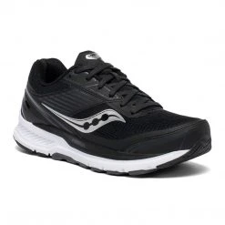Saucony Women's Echelon 8 Running Shoe - Black/White - Wide (D) Shoes 7 Saucony Women's Echelon 8 Running Shoe - Black/White - Wide (D) Shoes