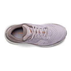 Saucony Women's Triumph 18 Running Shoes - Lilac/Copper - Regular (B) 6 Saucony Women's Triumph 18 Running Shoes - Lilac/Copper - Regular (B)