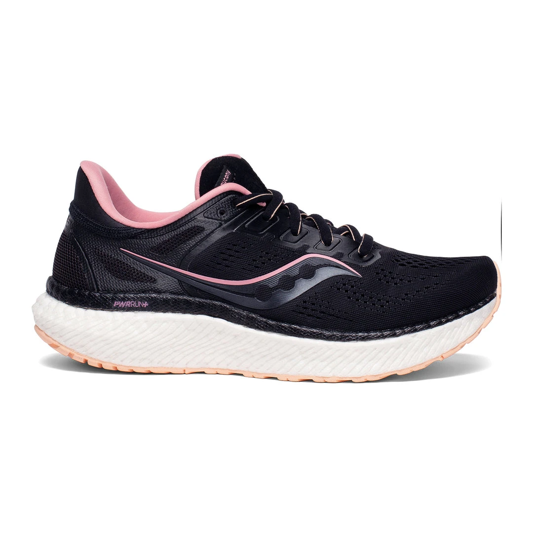 Saucony Women's Hurricane 23 Running Shoe - Black/Rosewater - Regular (B) 1 Saucony Women's Hurricane 23 Running Shoe - Black/Rosewater - Regular (B)