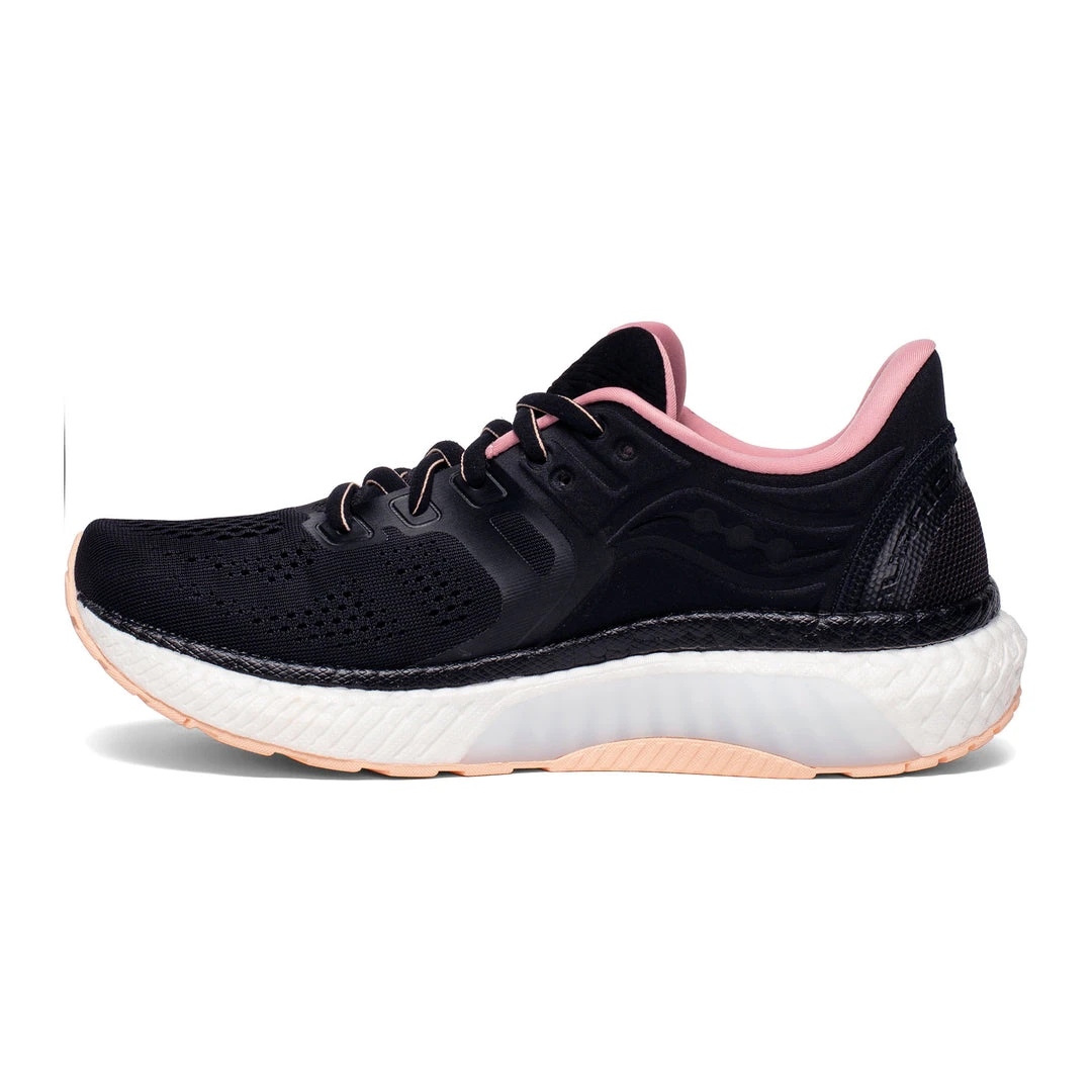 Saucony Women's Hurricane 23 Running Shoe - Black/Rosewater - Regular (B) 2 Saucony Women's Hurricane 23 Running Shoe - Black/Rosewater - Regular (B)