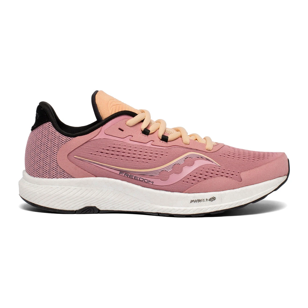 Saucony Shoes Women's Freedom 4 Running Shoe - Rosewater/Sunset - Regular (B) 1 Saucony Shoes Women's Freedom 4 Running Shoe - Rosewater/Sunset - Regular (B)