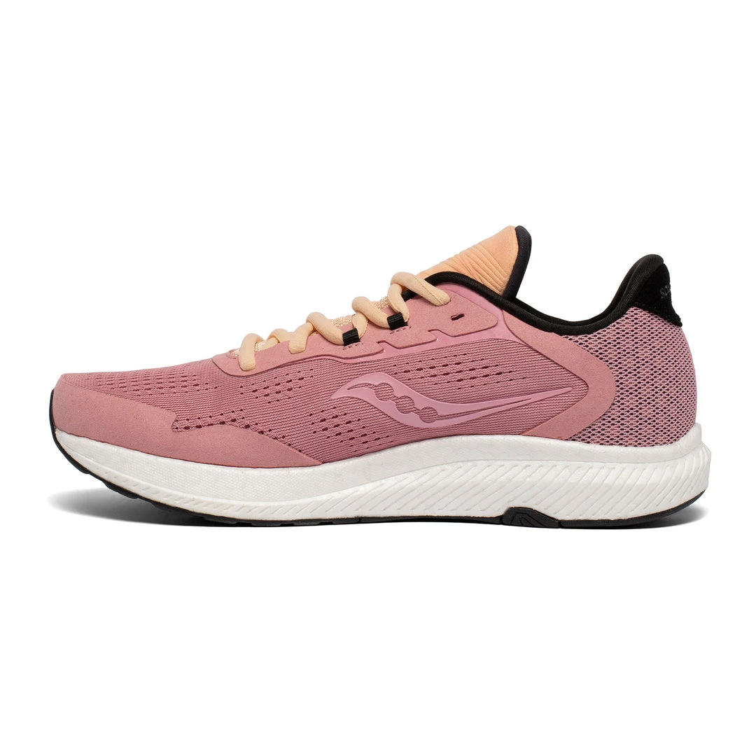 Saucony Shoes Women's Freedom 4 Running Shoe - Rosewater/Sunset - Regular (B) 2 Saucony Shoes Women's Freedom 4 Running Shoe - Rosewater/Sunset - Regular (B)