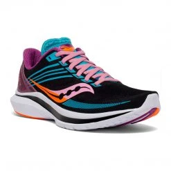 Saucony Women's Kinvara 12 Running Shoe - Future/Black - Regular (B) 9 Saucony Women's Kinvara 12 Running Shoe - Future/Black - Regular (B)