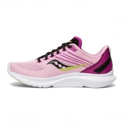 Saucony Women's Kinvara 12 Running Shoe - Fairytale/Razzle - Regular (B)