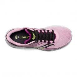 Saucony Women's Kinvara 12 Running Shoe - Fairytale/Razzle - Regular (B)