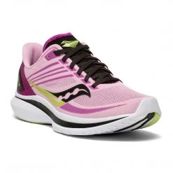 Saucony Women's Kinvara 12 Running Shoe - Fairytale/Razzle - Regular (B)