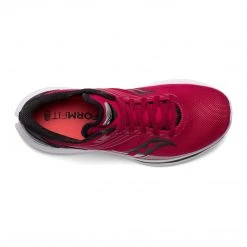 Saucony Shoes Women's Kinvara 12 Running Shoe - Cherry/Storm - Regular (B) 7 Saucony Shoes Women's Kinvara 12 Running Shoe - Cherry/Storm - Regular (B)