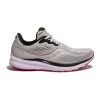 Saucony Shoes Women's Ride 14 Running Shoe - Fog/Cherry - Wide (D)