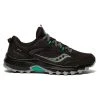 Saucony Women's Excursion TR 15 GTX Trail Running Shoe - Black/Jade- Regular (B)