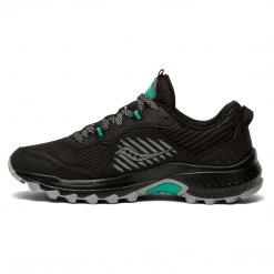 Saucony Women's Excursion TR 15 GTX Trail Running Shoe - Black/Jade- Regular (B)