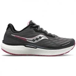 Saucony Women's Triumph 19 Running Shoe- Shadow/Quartz - Regular (B) Shoes