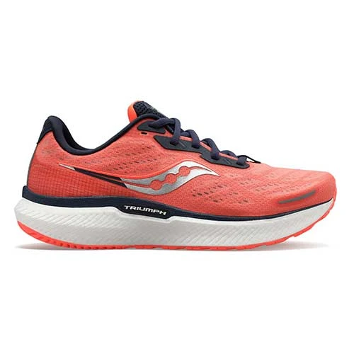 Saucony Women's Triumph 19 Running Shoe - Sunstone/Night - Regular (B) 1 Saucony Women's Triumph 19 Running Shoe - Sunstone/Night - Regular (B)
