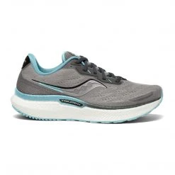Saucony Shoes Women's Triumph 19 Running Shoe - Alloy/Powder - Regular (B)