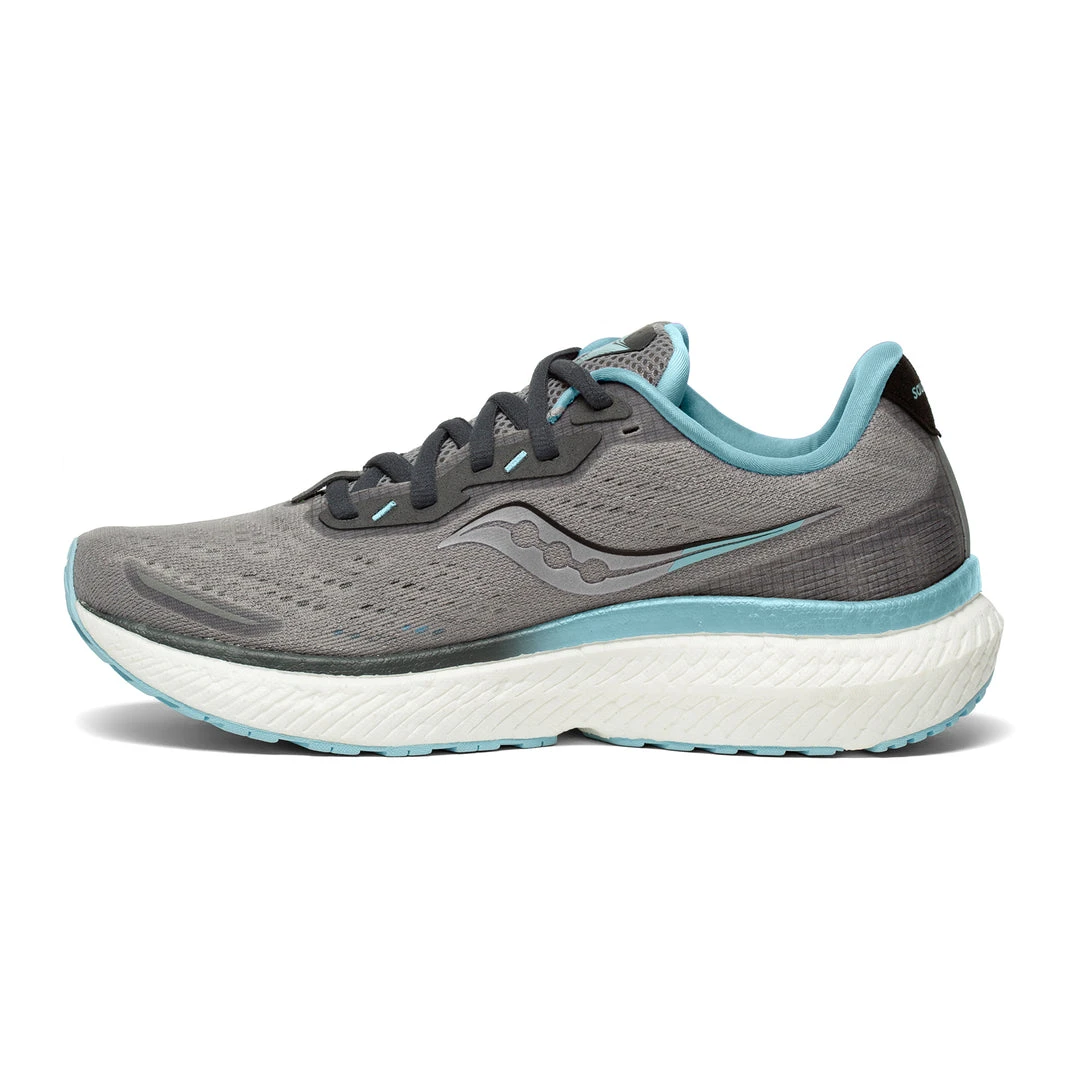 Saucony Shoes Women's Triumph 19 Running Shoe - Alloy/Powder - Regular (B) 2 Saucony Shoes Women's Triumph 19 Running Shoe - Alloy/Powder - Regular (B)