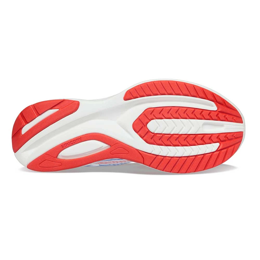 Saucony Women's Guide 15 Running Shoe - White/Red/Blue - Regular (B) 5 Saucony Women's Guide 15 Running Shoe - White/Red/Blue - Regular (B)