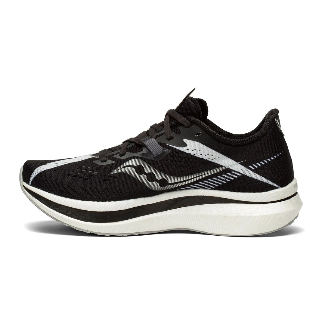Saucony Women's Endorphin Pro 2 Racing Shoe - Black/White - Regular (B) 2 Saucony Women's Endorphin Pro 2 Racing Shoe - Black/White - Regular (B)