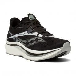 Saucony Women's Endorphin Pro 2 Racing Shoe - Black/White - Regular (B) 8 Saucony Women's Endorphin Pro 2 Racing Shoe - Black/White - Regular (B)