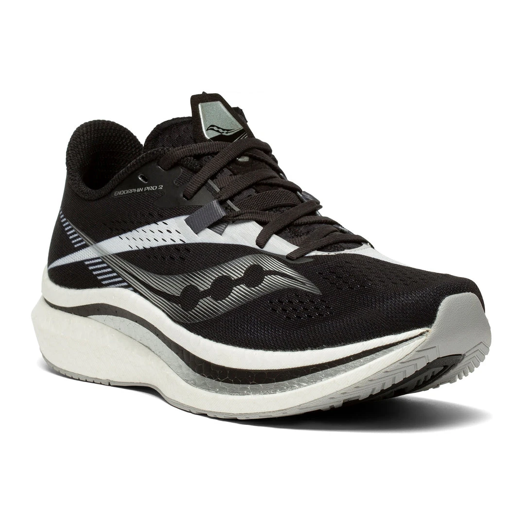 Saucony Women's Endorphin Pro 2 Racing Shoe - Black/White - Regular (B) 4 Saucony Women's Endorphin Pro 2 Racing Shoe - Black/White - Regular (B)