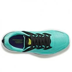 Saucony Women's Endorphin Shift 2 Running Shoe- Cool Mint/Acid- Regular (B)